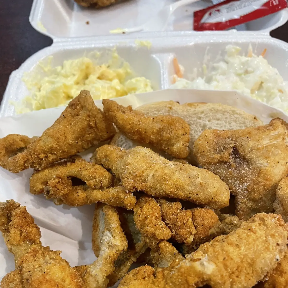 Catfish Nuggets with Two Sides