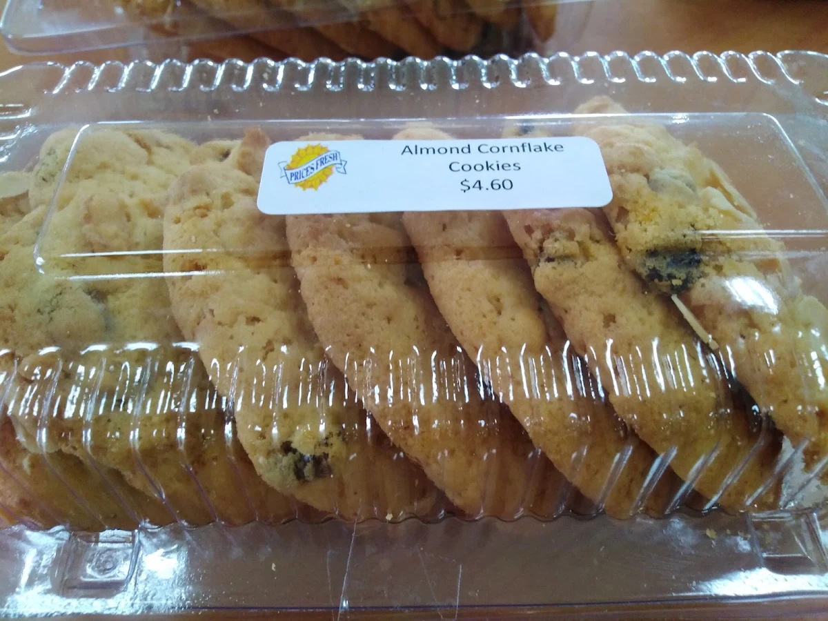 Almond Cornflake Cookie, Prices Fresh Hillcrest Bakery