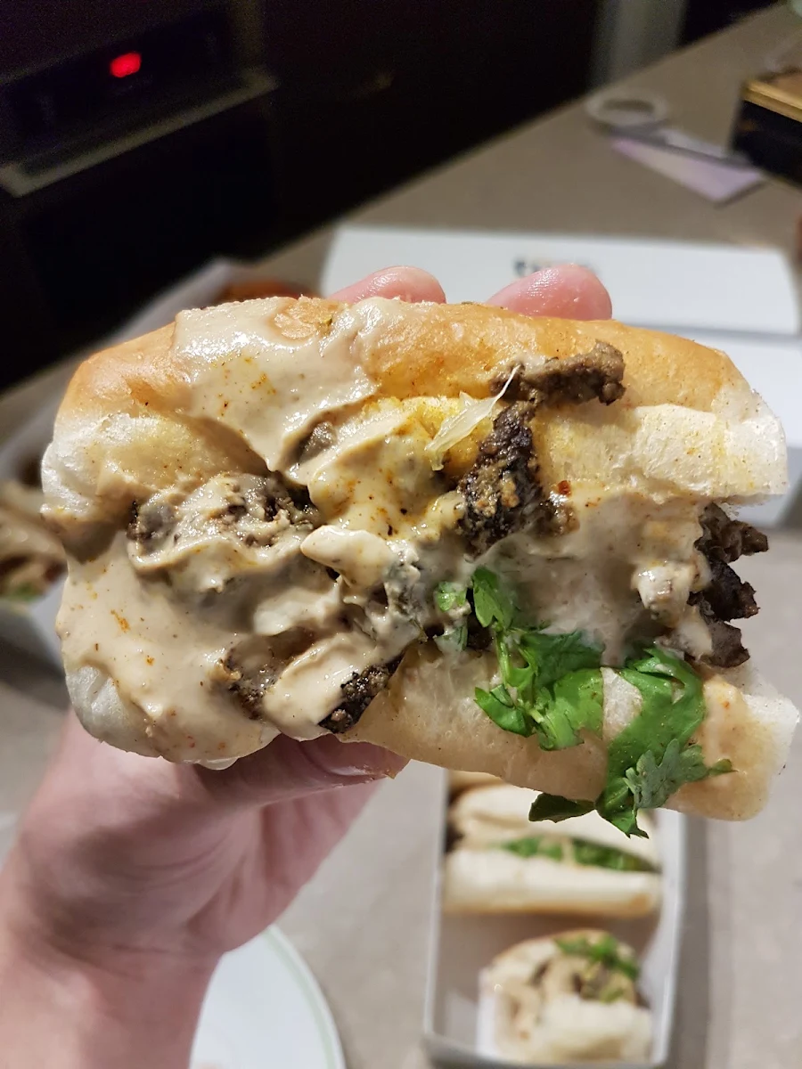 Beef Liver Kebda Sandwich, Tut's Egyptian Street Food