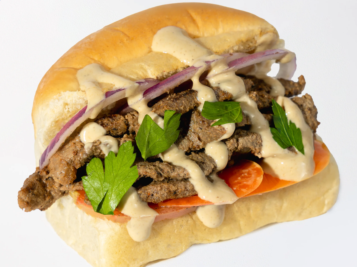 Grilled Beef Lahma Sandwich, Tut's Egyptian Street Food