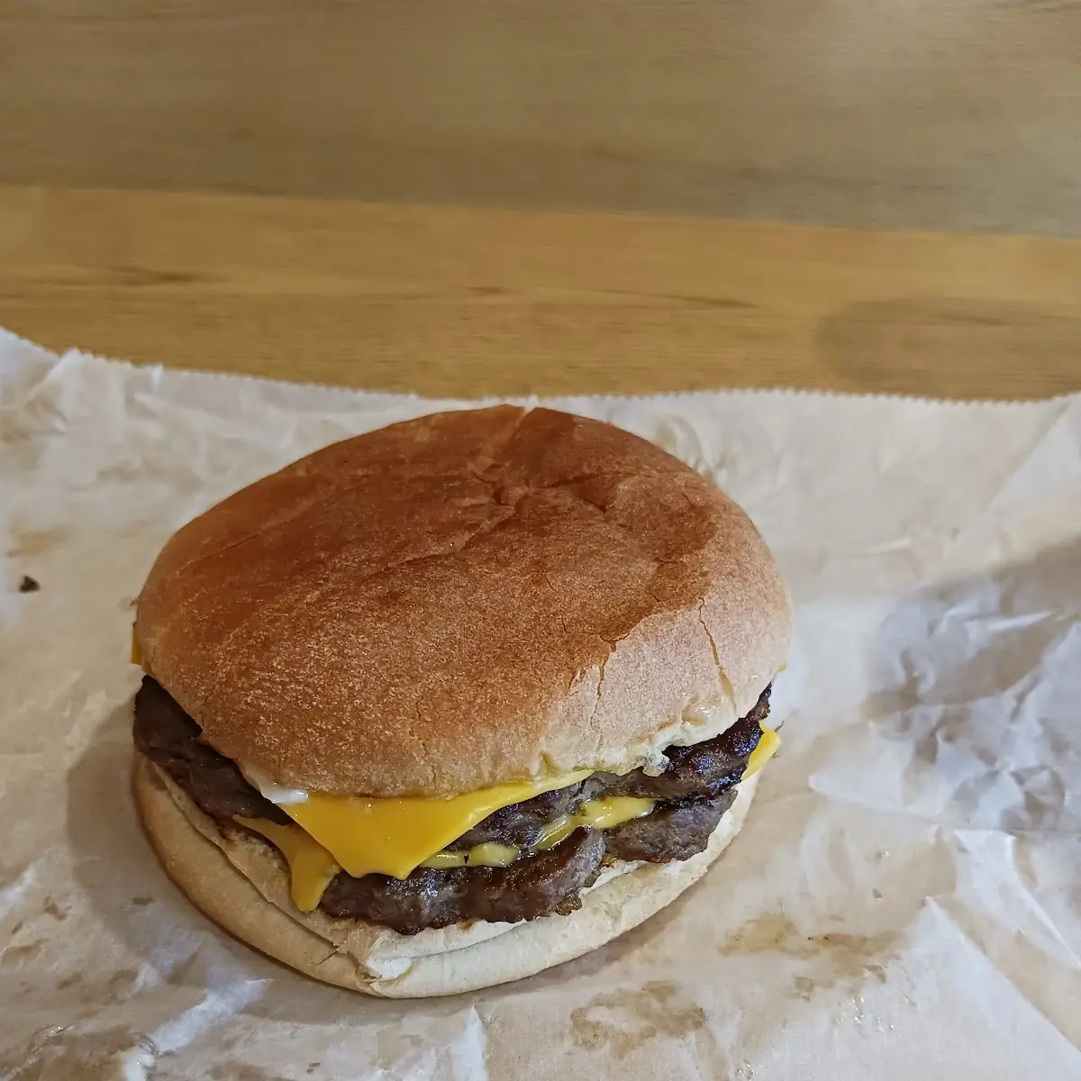 Double Cheese Burger I Had 2 of Them