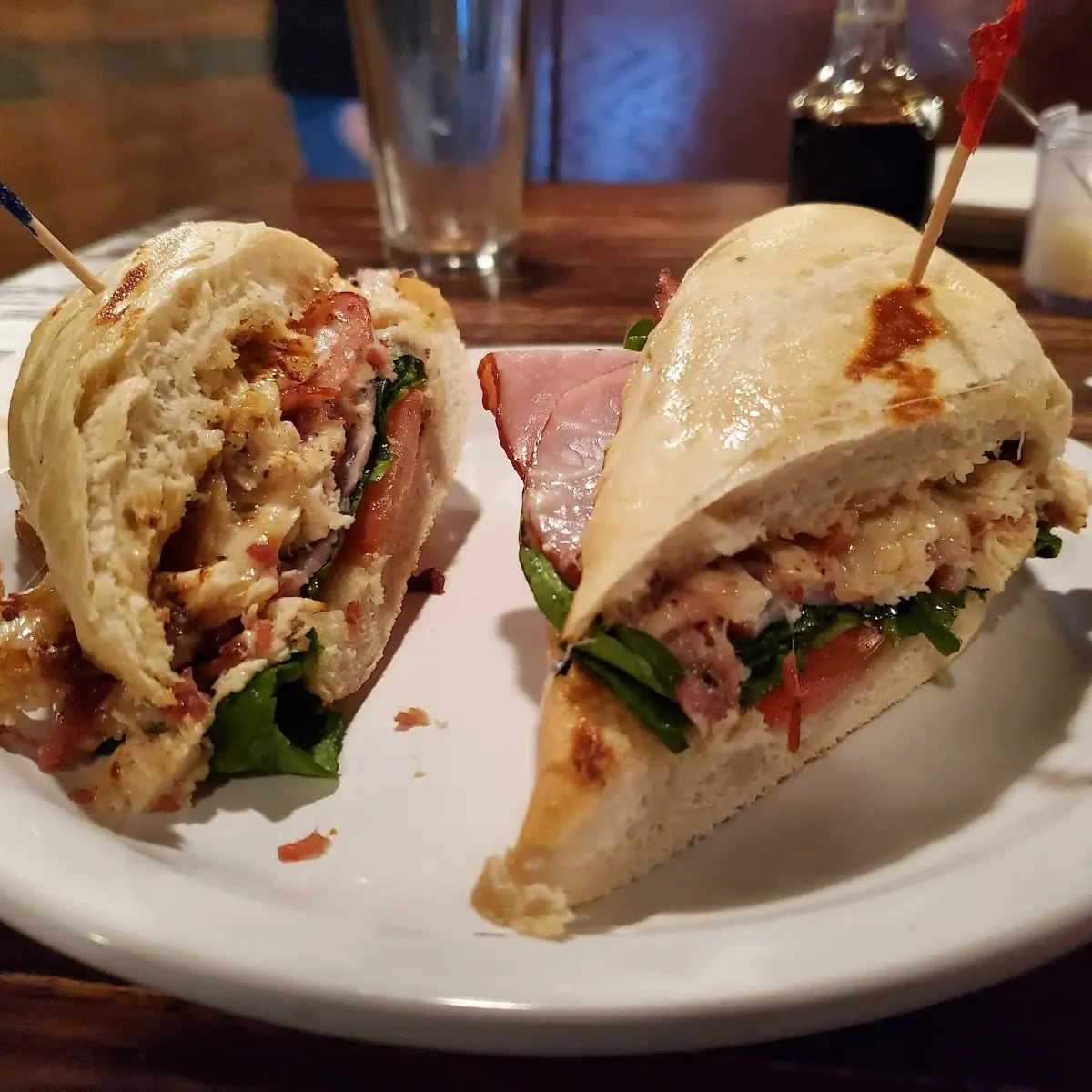 Garlic Chicken Club Sandwich