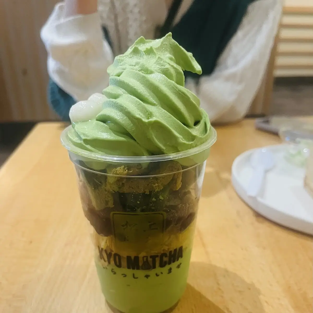 Matcha Soft Serve in a Cup
