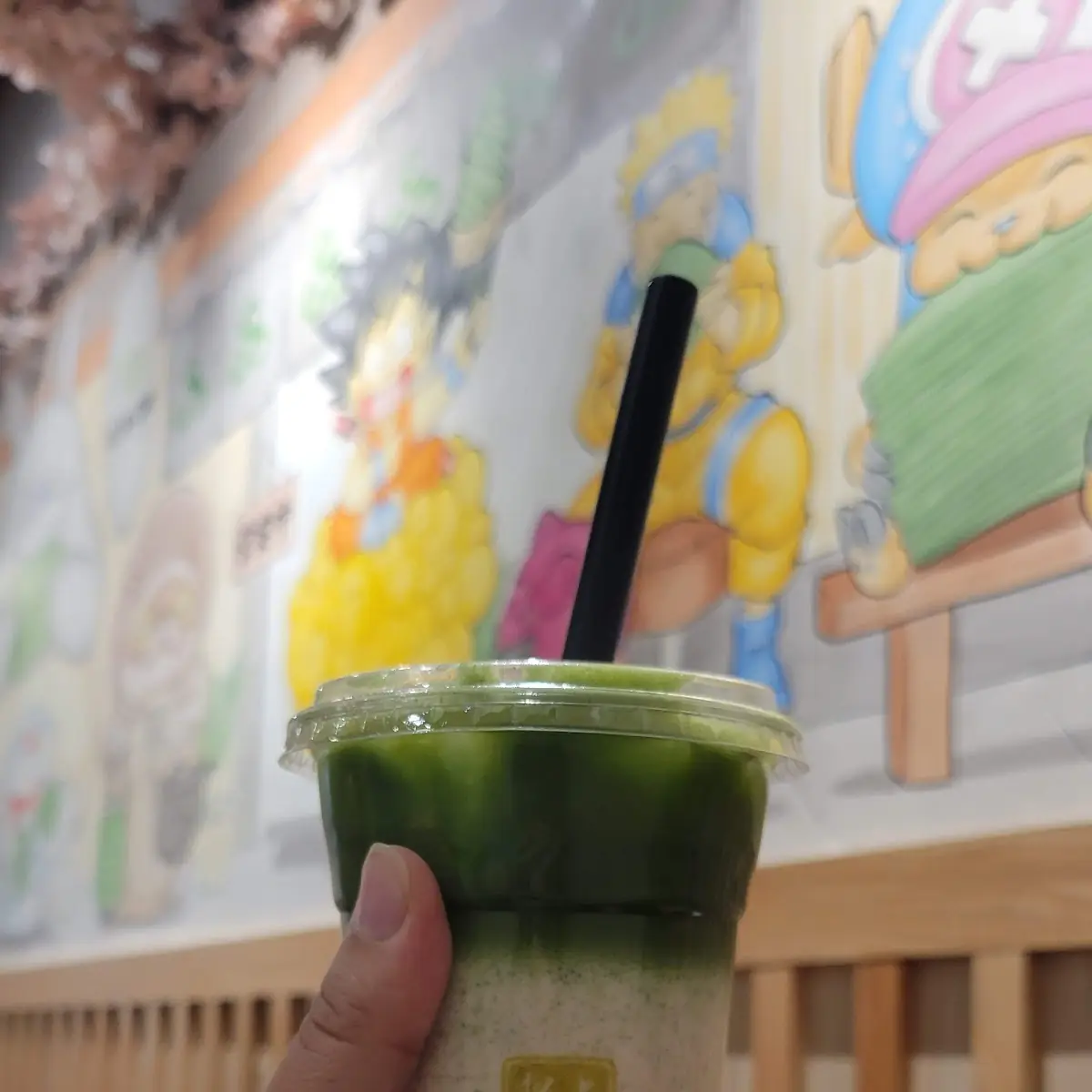 Strawberry Matcha Latte