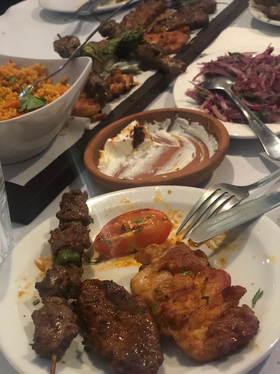 Kofte Chicken and Lamb Shish, Aysel Turkish Restaurant