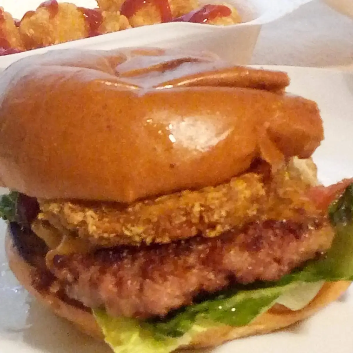 Fried Pork Chop Sandwich
