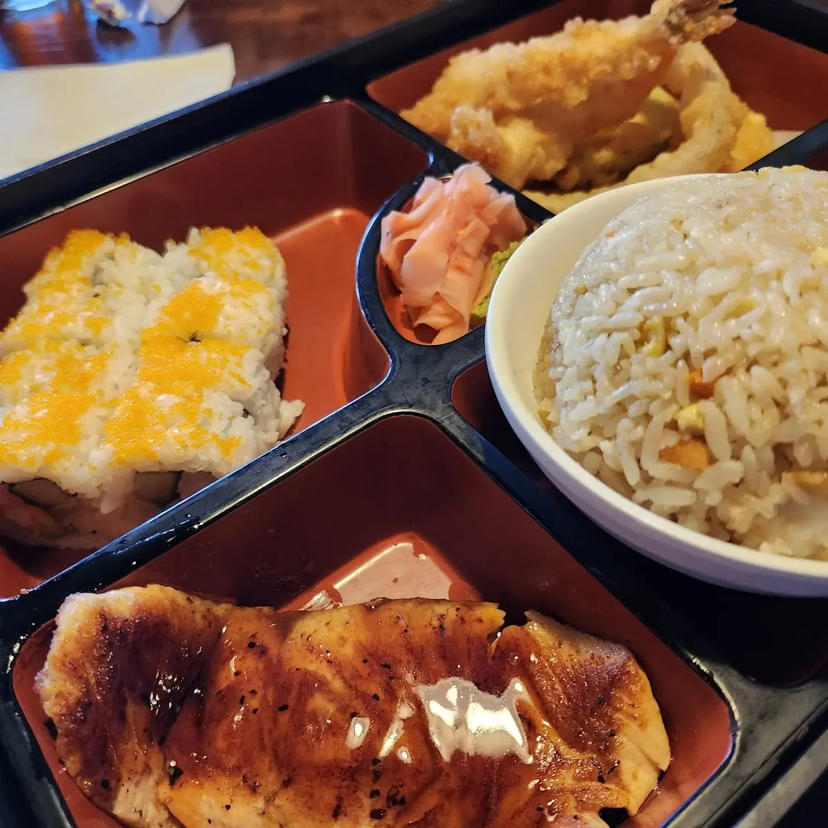 Salmon Bento Box