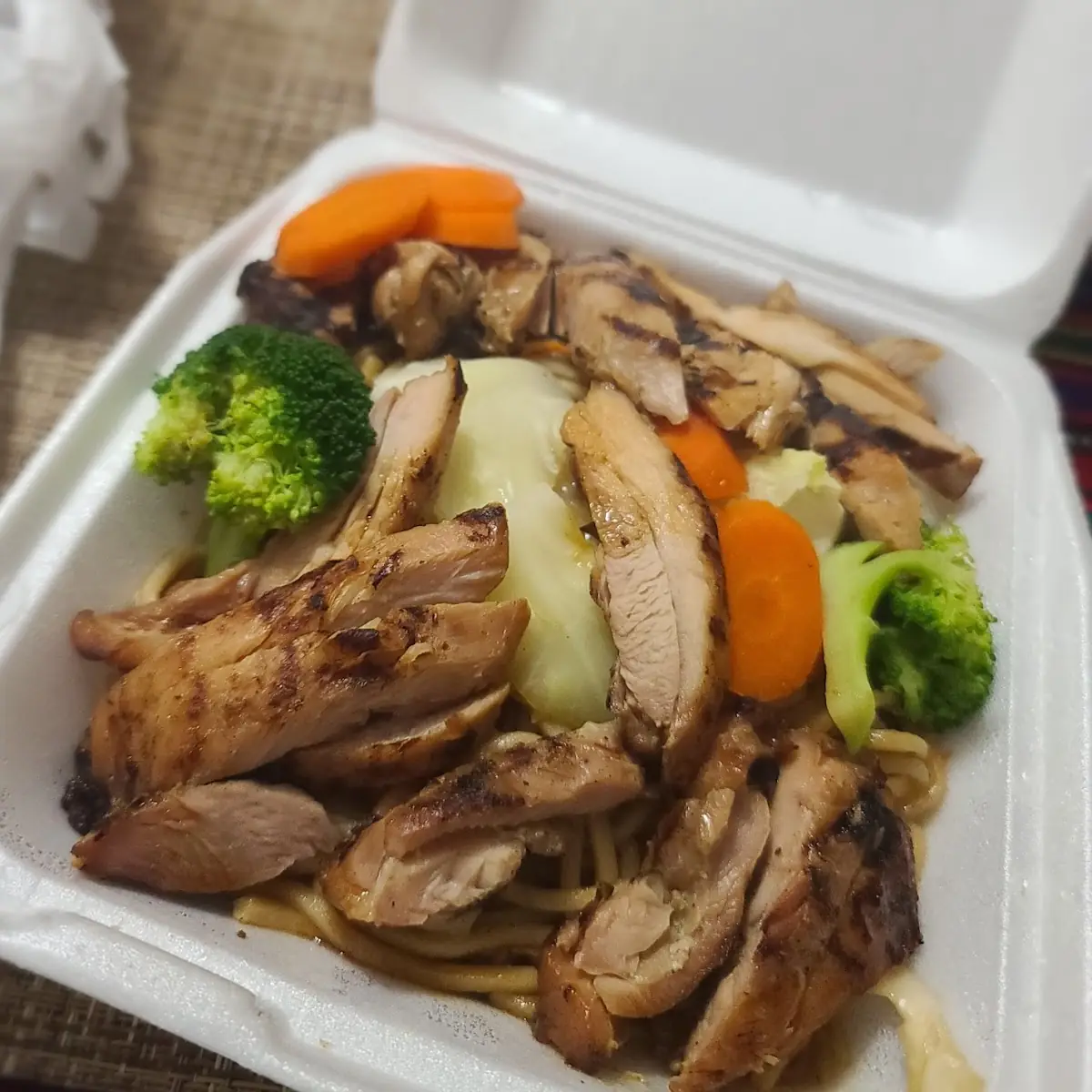 Double Chicken Chow Mein
