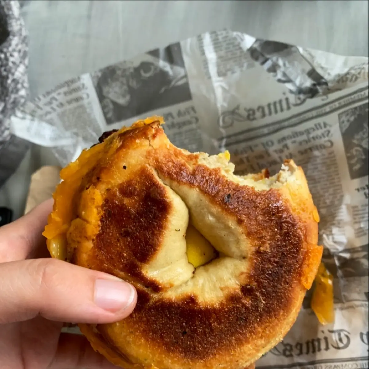 Bagel Sandwich with Egg Cheese and Bacon