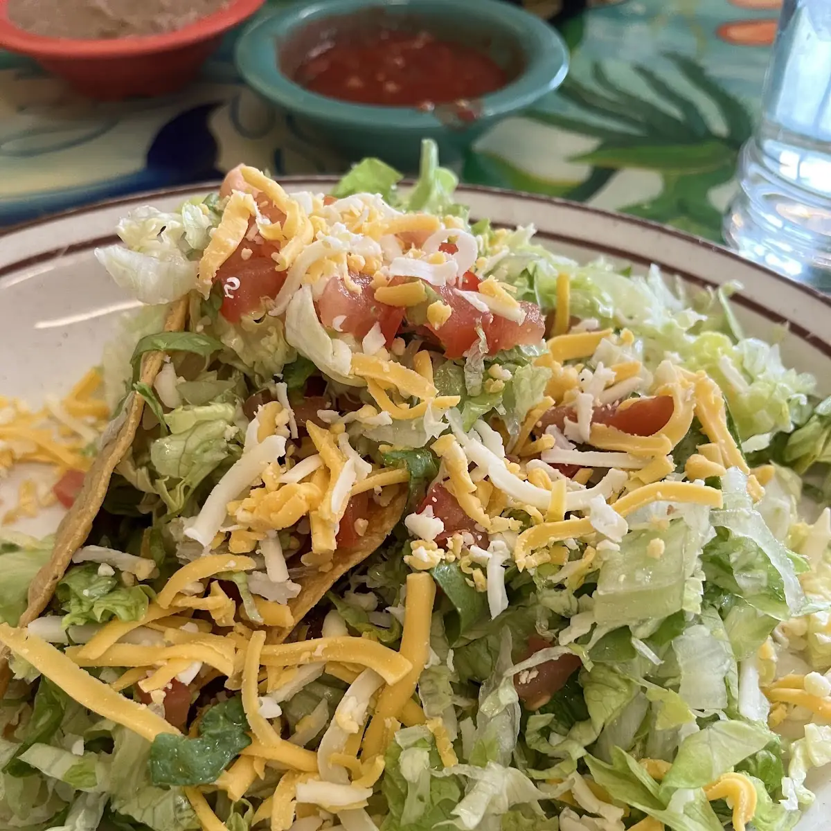 Two Tacos with Ground Beef