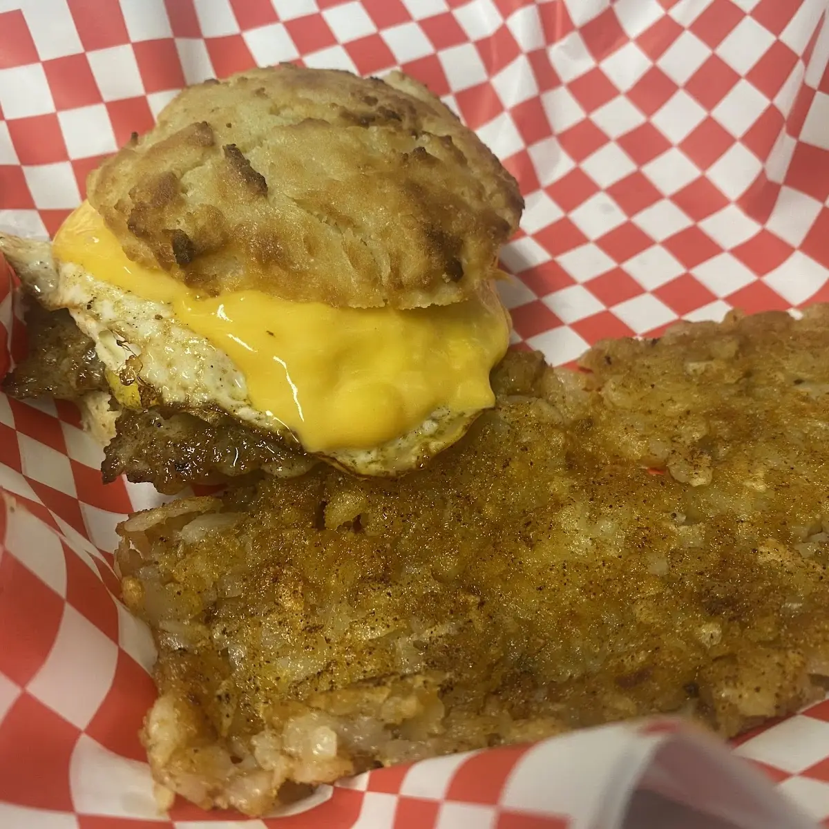Hot Honey Chicken Biscuit
