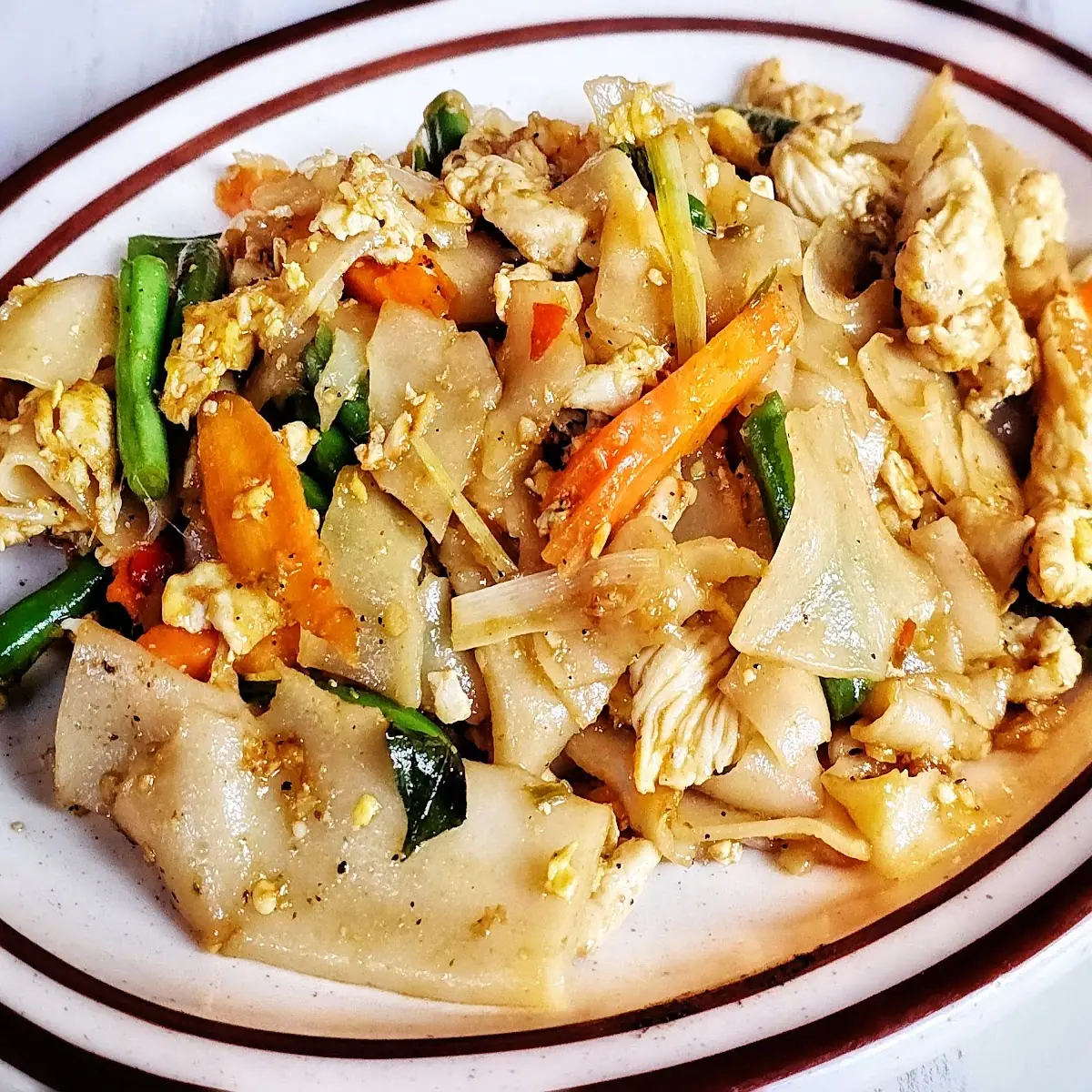 Drunken Noodles with Chicken