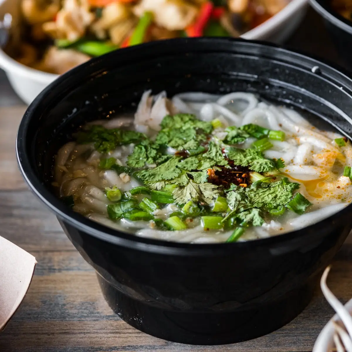 Khao Piak Sen Lao Chicken Noodle Soup