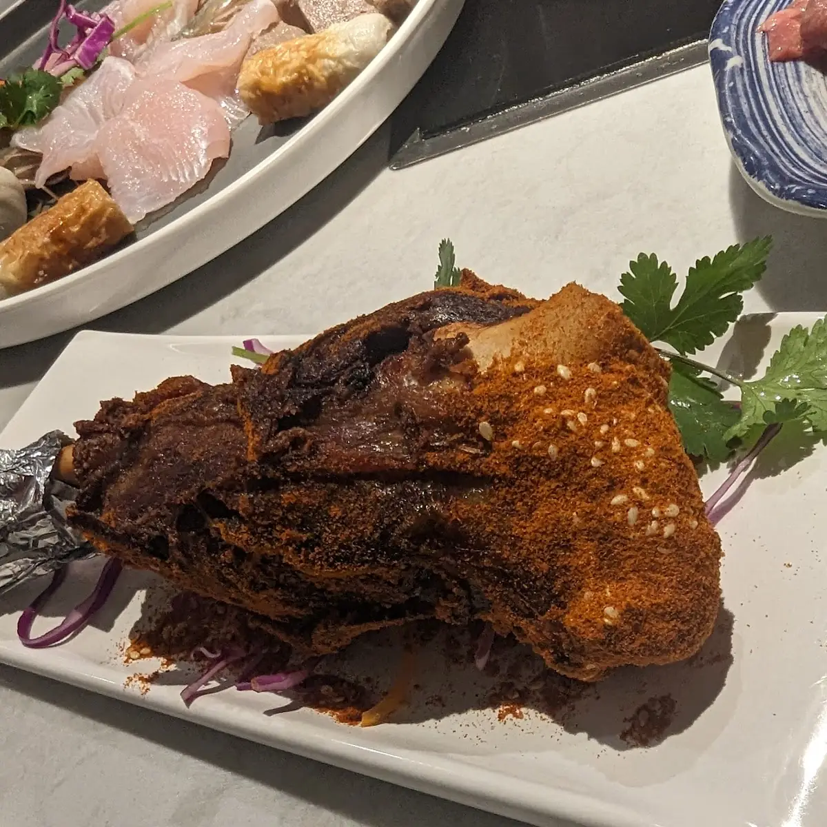 Fried Lamb Shank