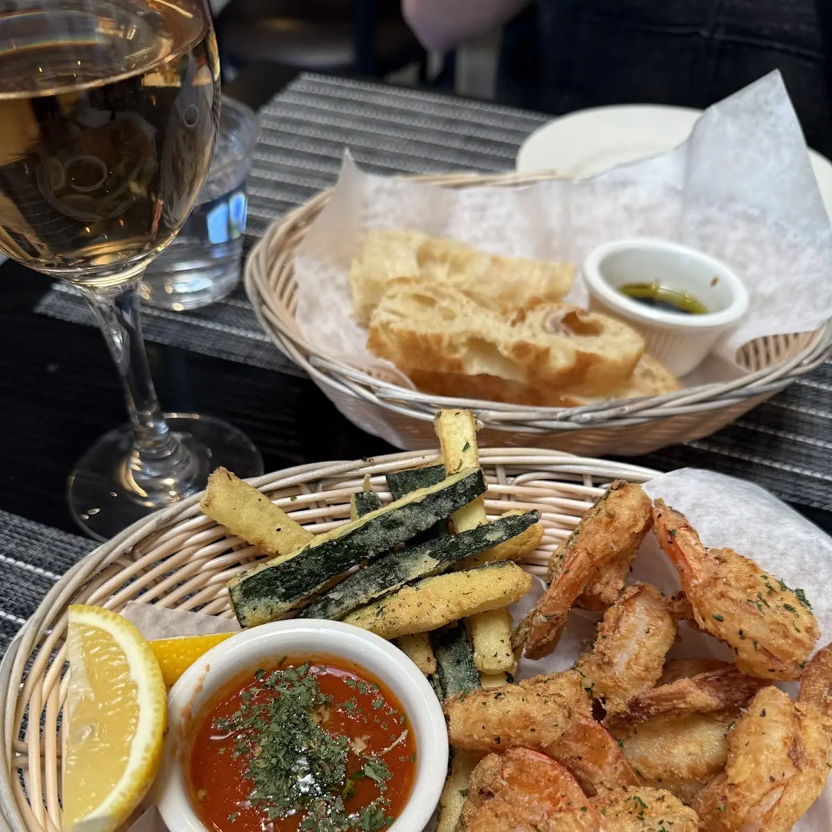Fried Shrimp and Zucchini