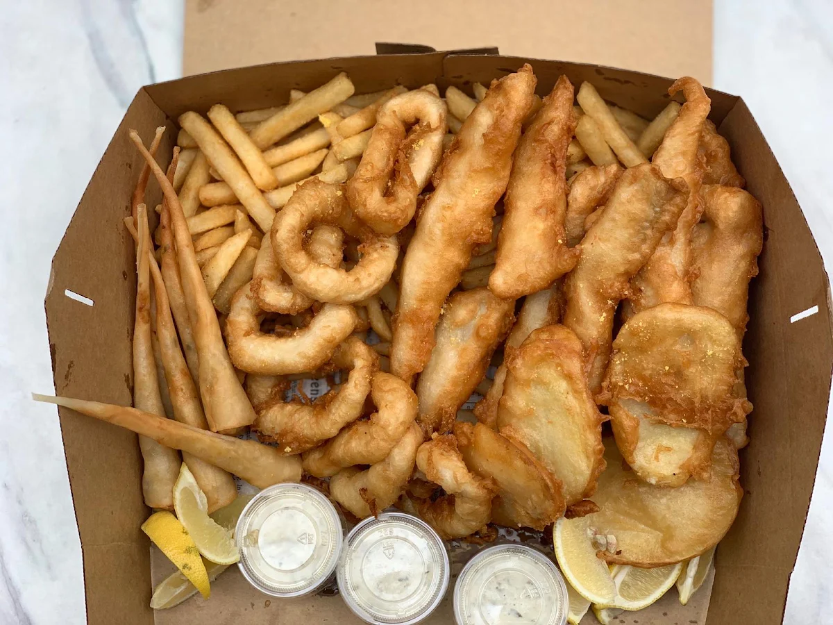 Freshly Battered Fish Cocktails 2, East Bank Fish n Chips
