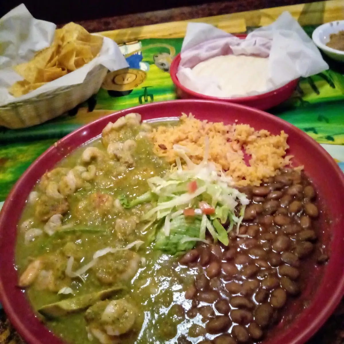 Camaron En Salsa Verde