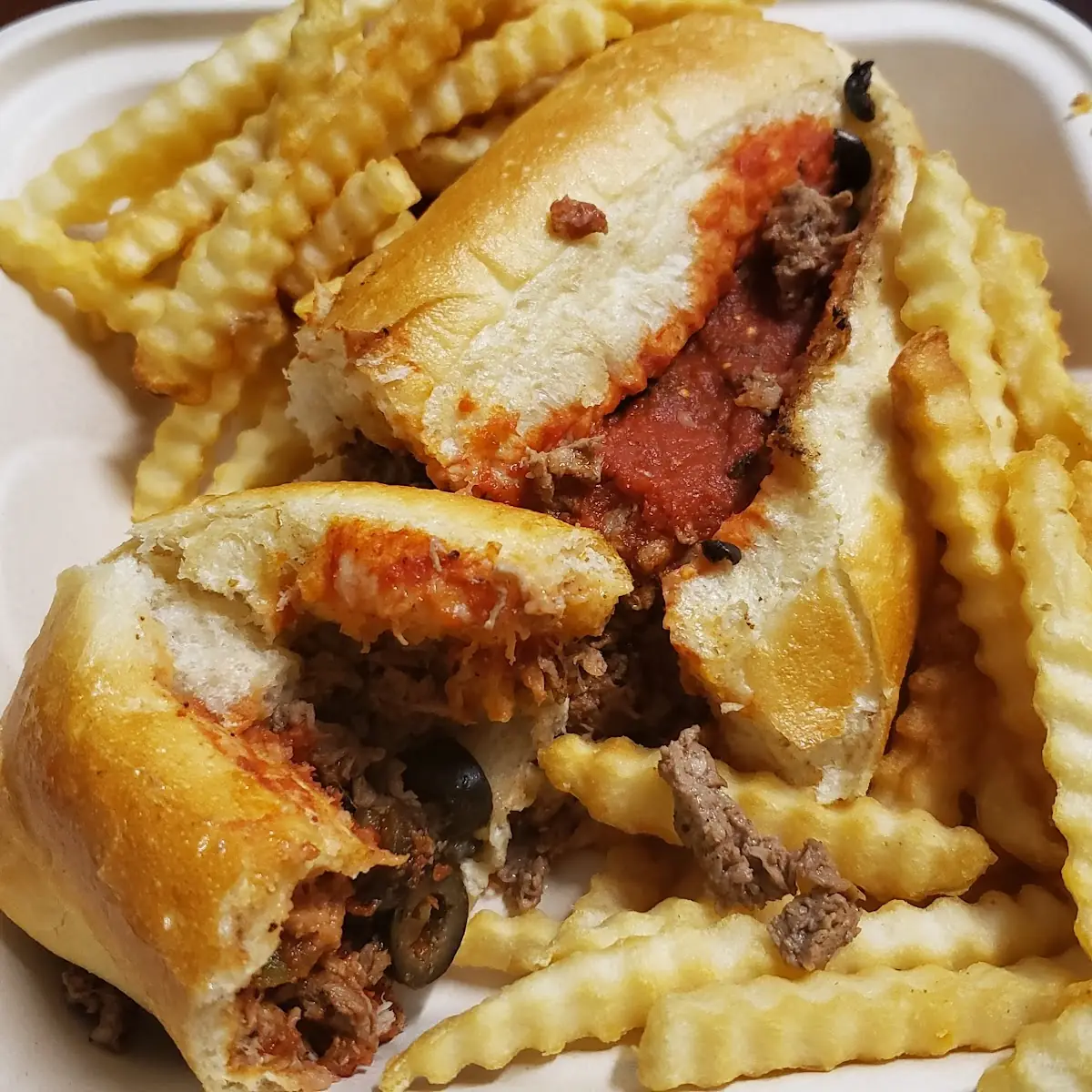 Philly Steak Pizza Sub