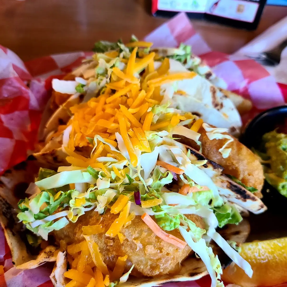 Baja Marimba Fish Tacos