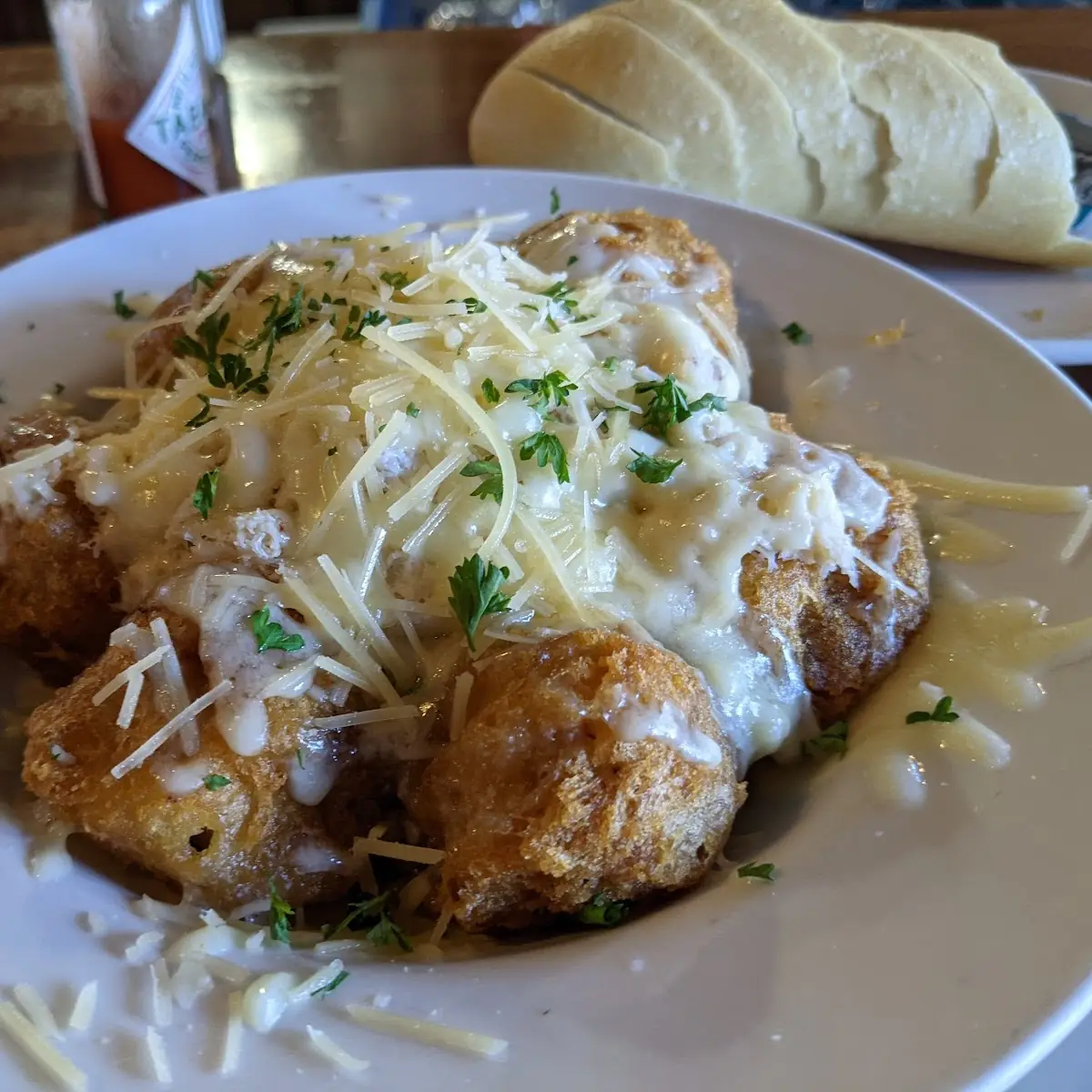 Crab and Lobster Stuffed Mushrooms