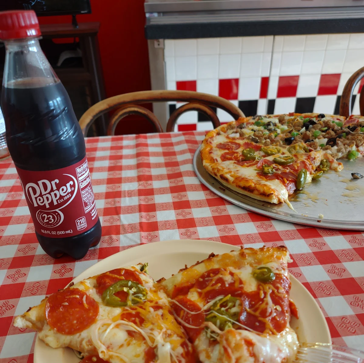 Pepperoni Pizza w Jalapenos