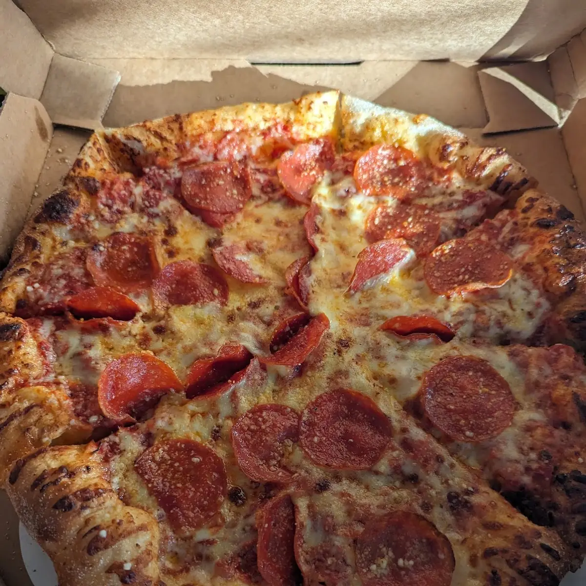 Meat Loaded Pepperoni and Sausage Pizza