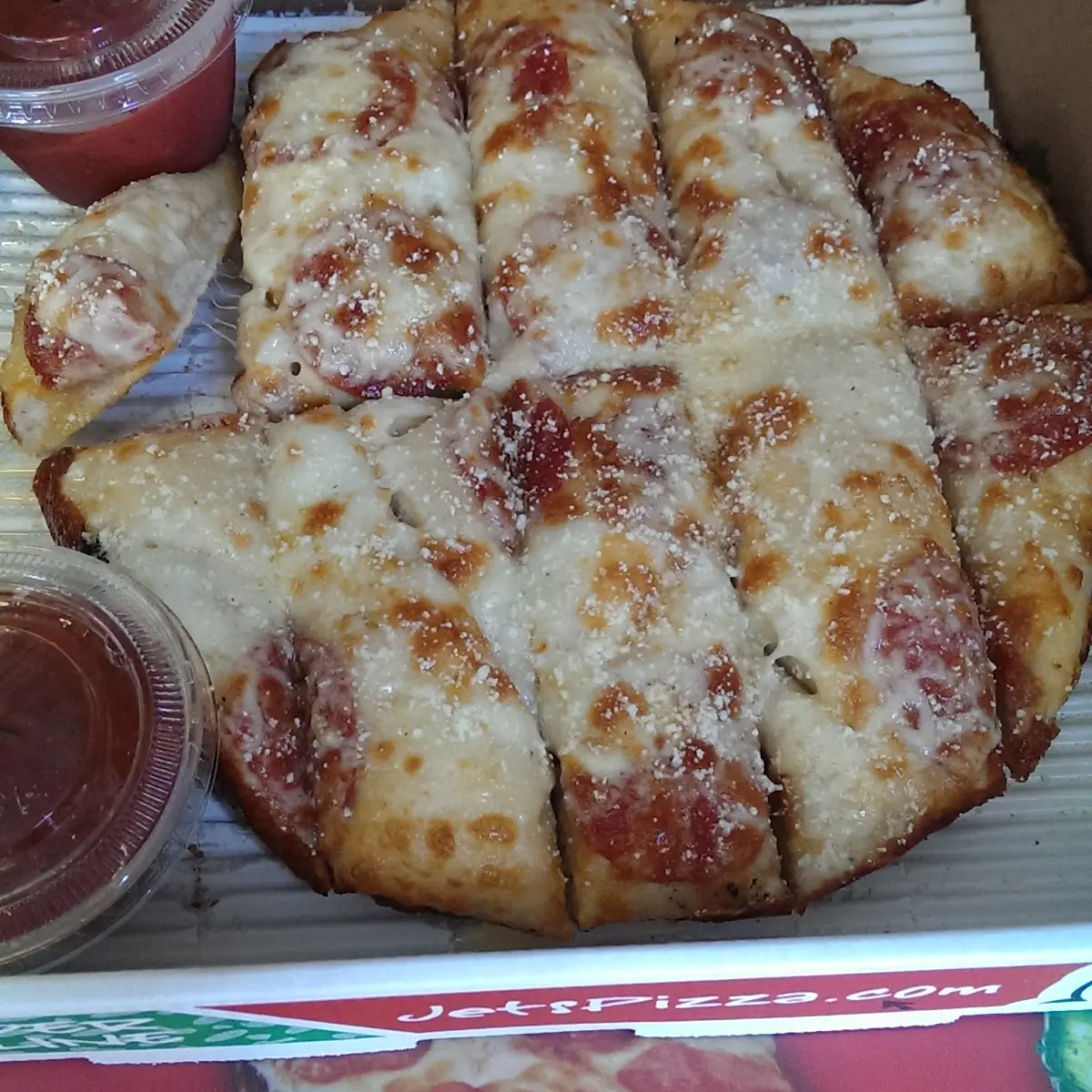 Jets Bread Sticks with Cheese