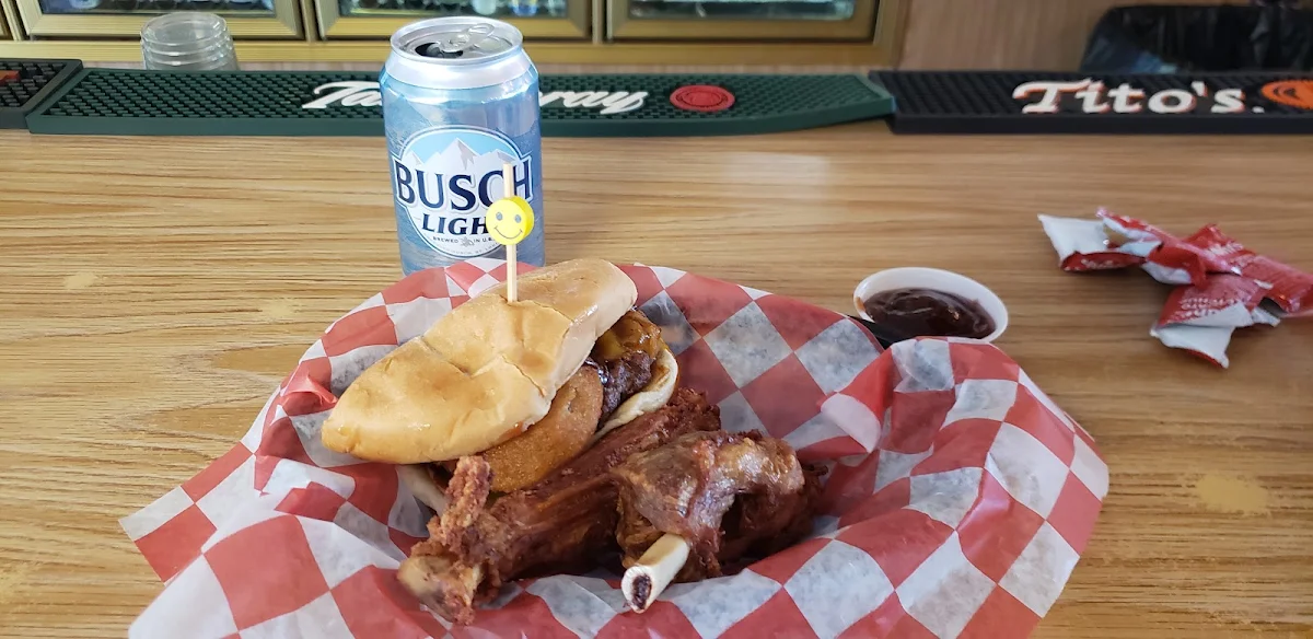 Happy Burger and 2 Pork Stickers