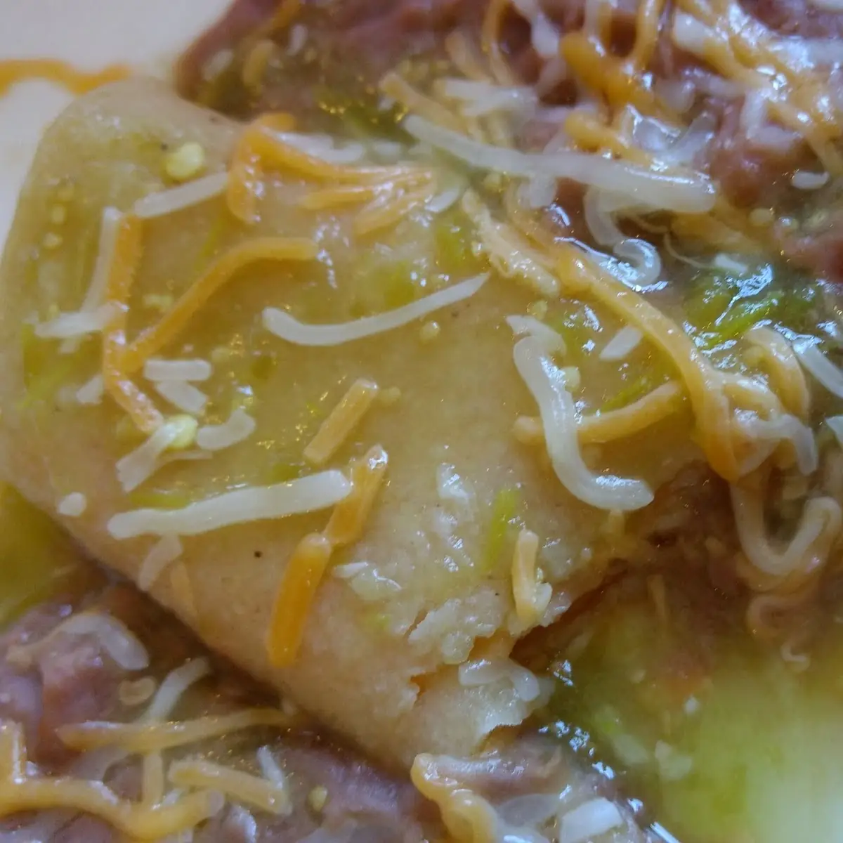 Cheese Enchiladas w Verde Sauce