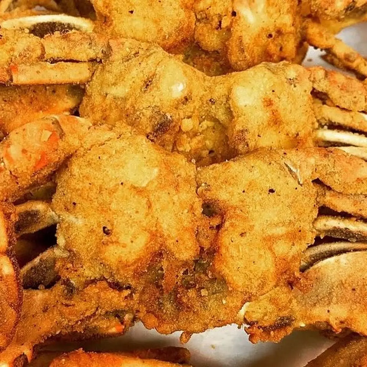 Fried Blue Crabs 4 Crabs