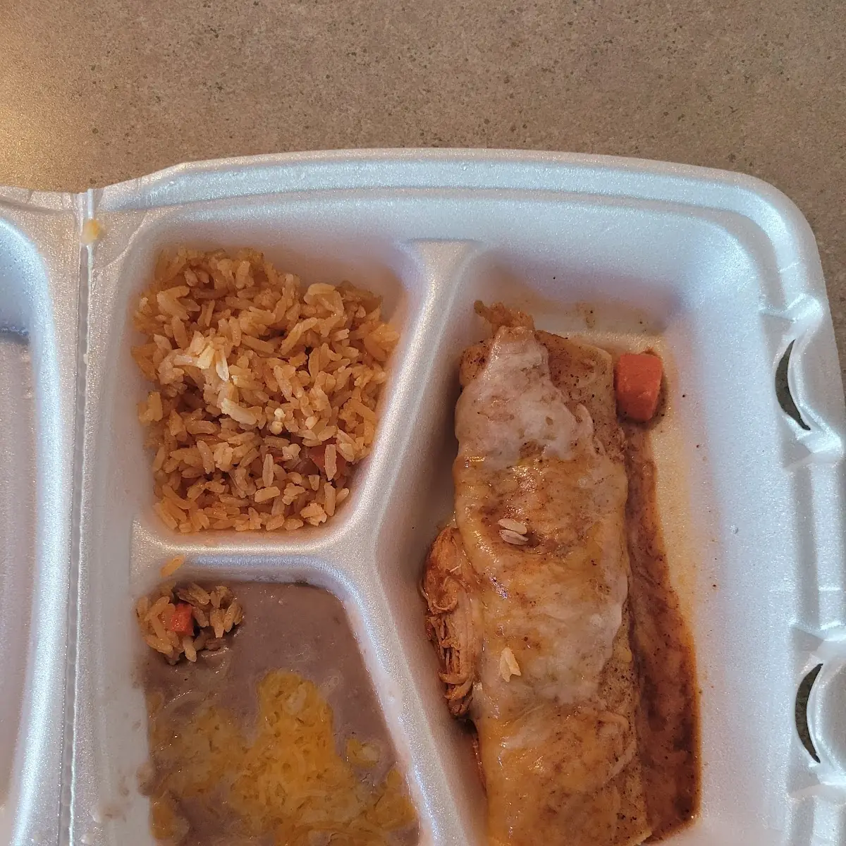 Kids Chicken Enchiladas