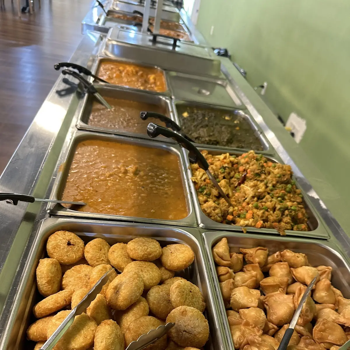 Veg Biryani and Eggplant Curry