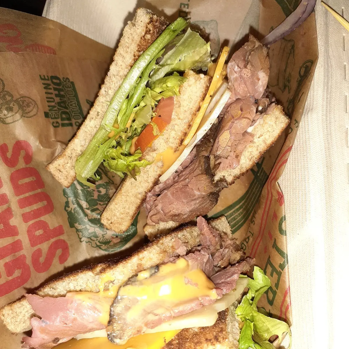 Black Angus Roast Beef Spud