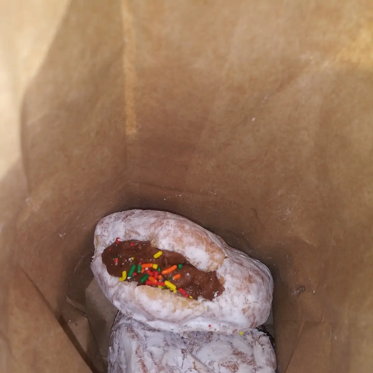 Chocolate Cream Donut