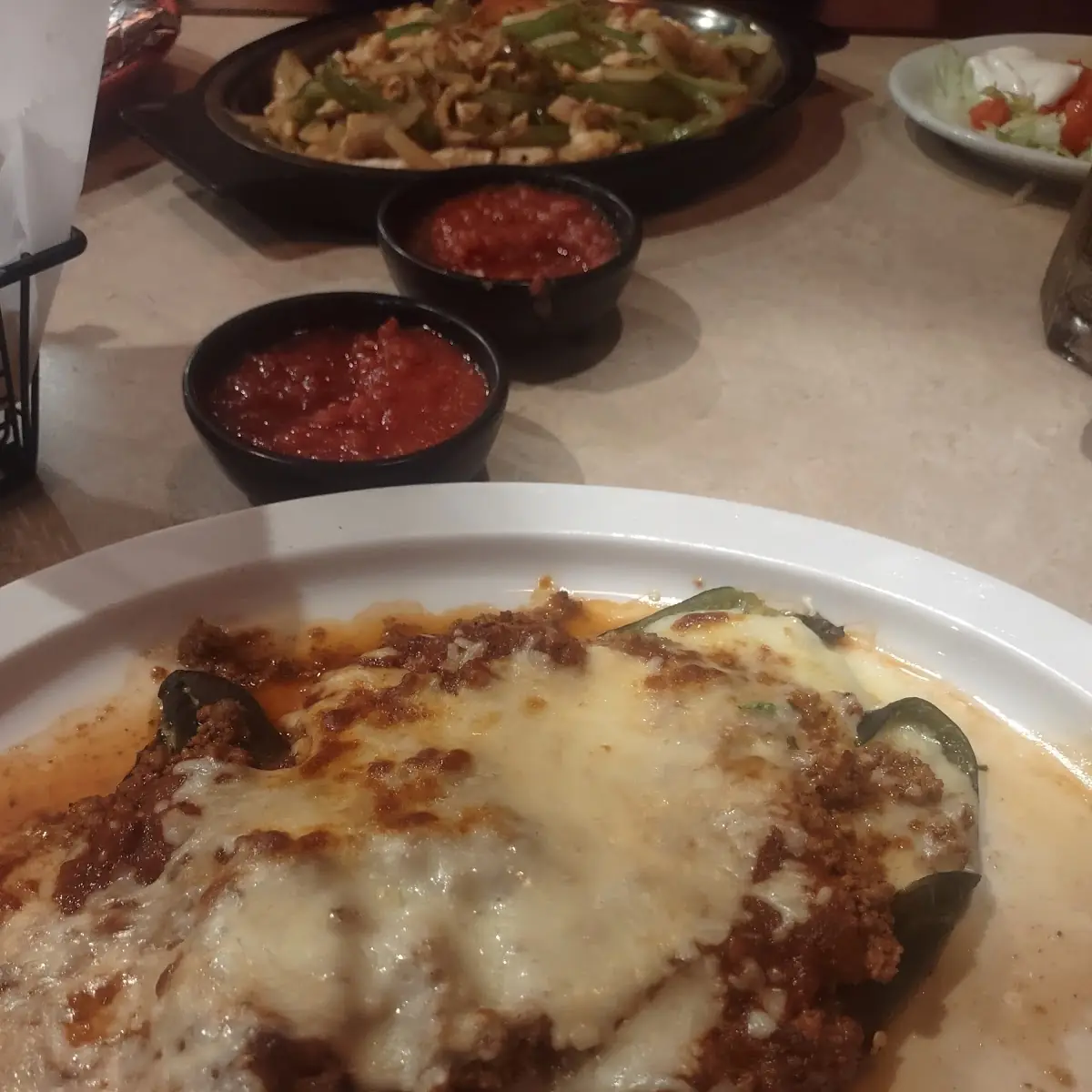 Chili Relleno and Margaritas