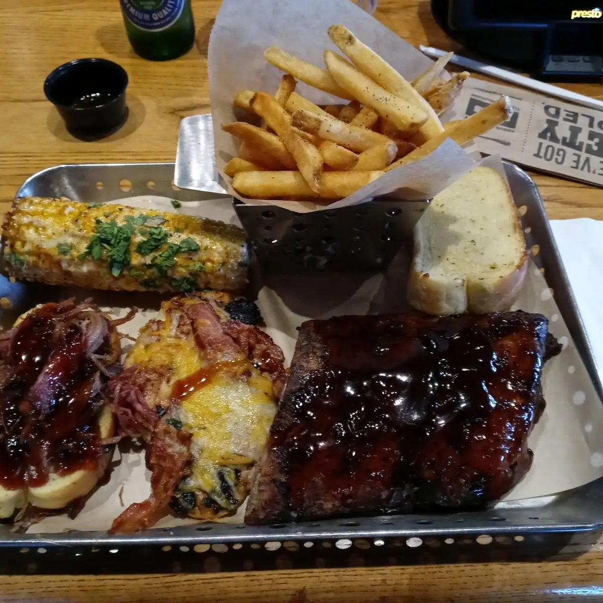 Pick 3 Ribs Brisket Chicken Bacon