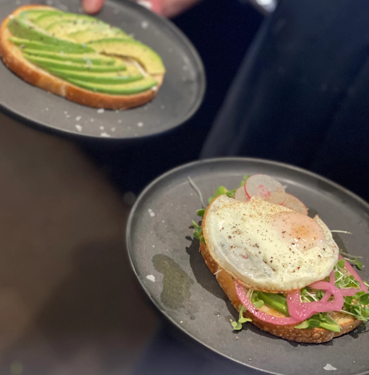 Egg Hummus Pesto