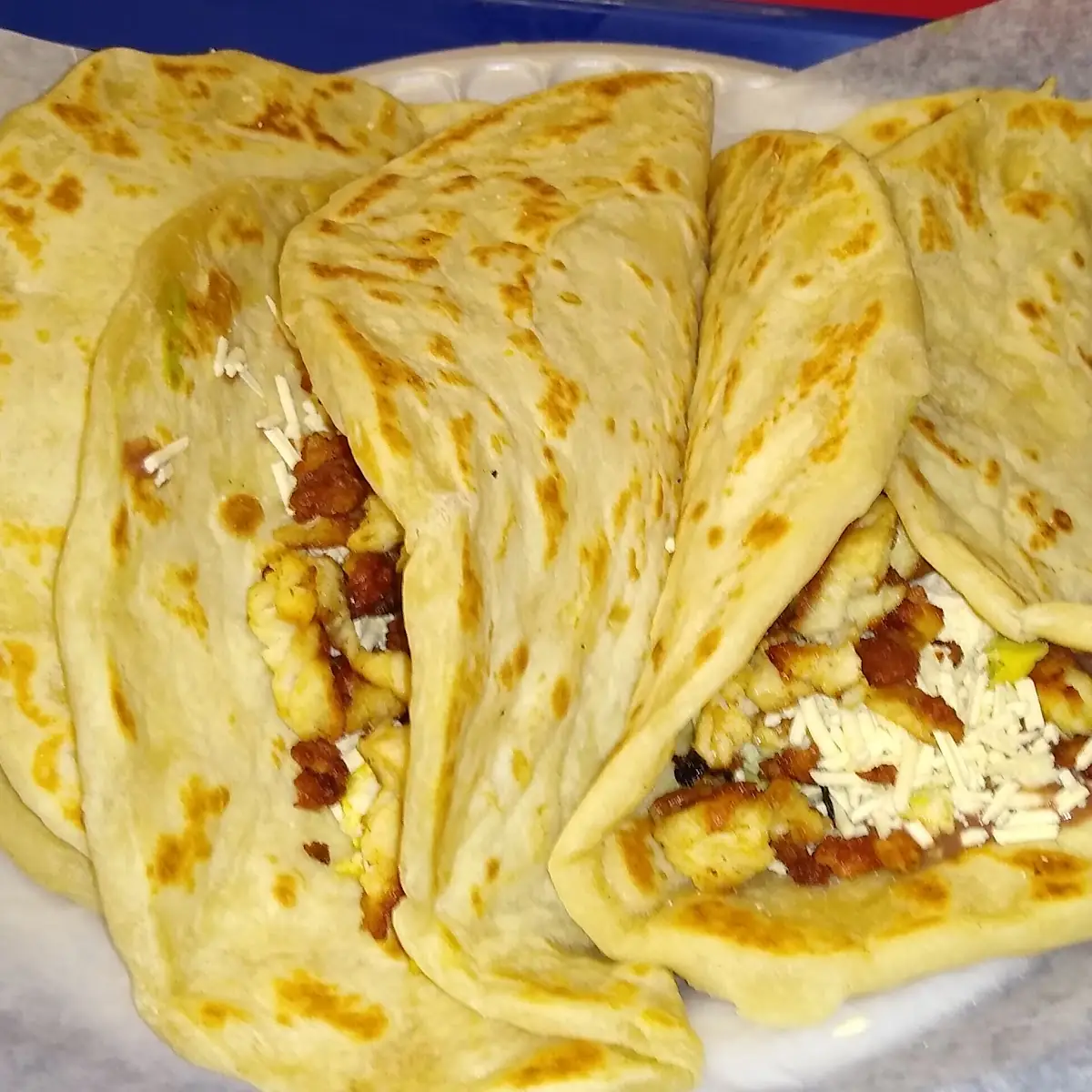 Baleadas de Pollo Asado