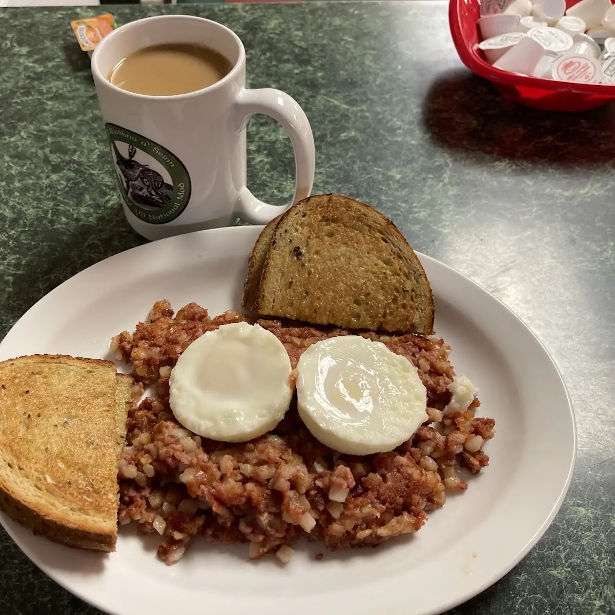 Corned Beef Hash and Eggs