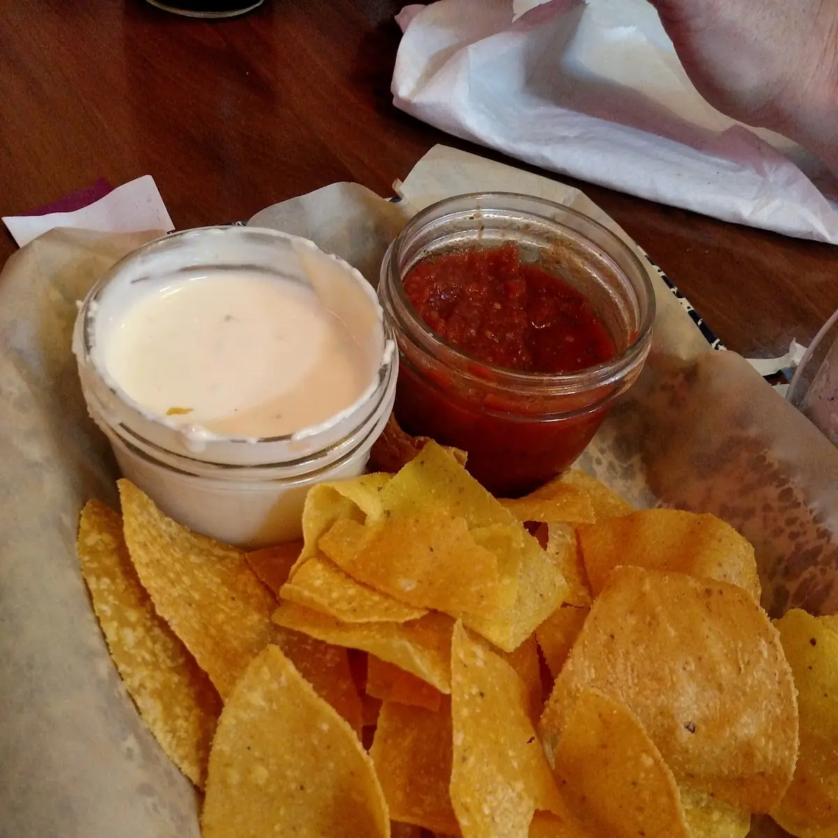 Chips, Salsa, and Queso