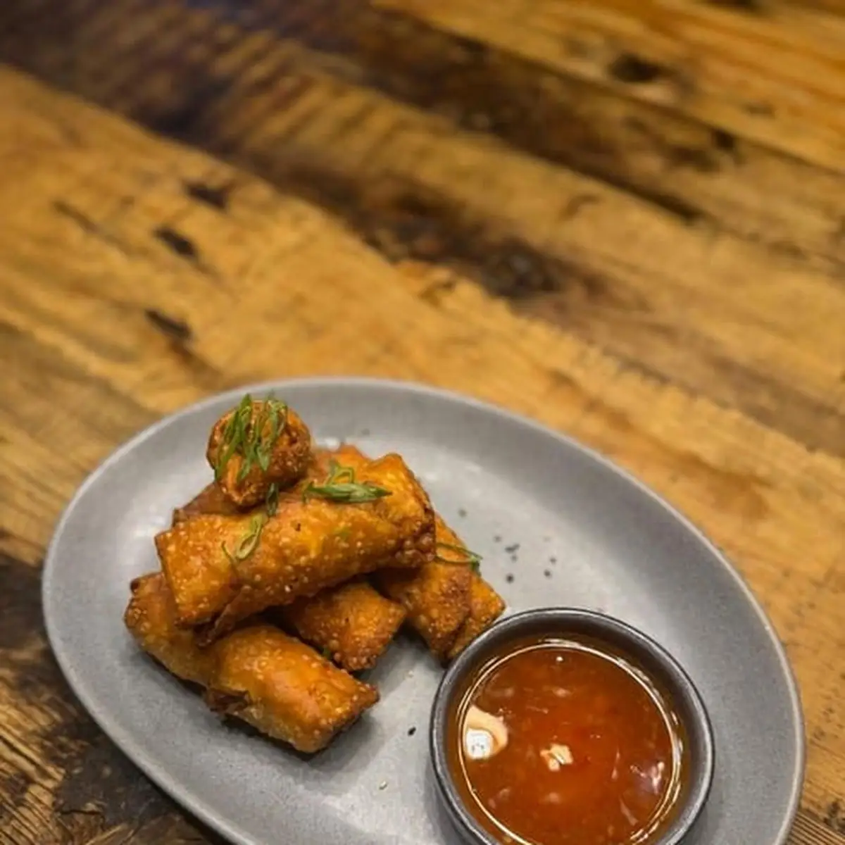 Crispy Egg Rolls with Sauce