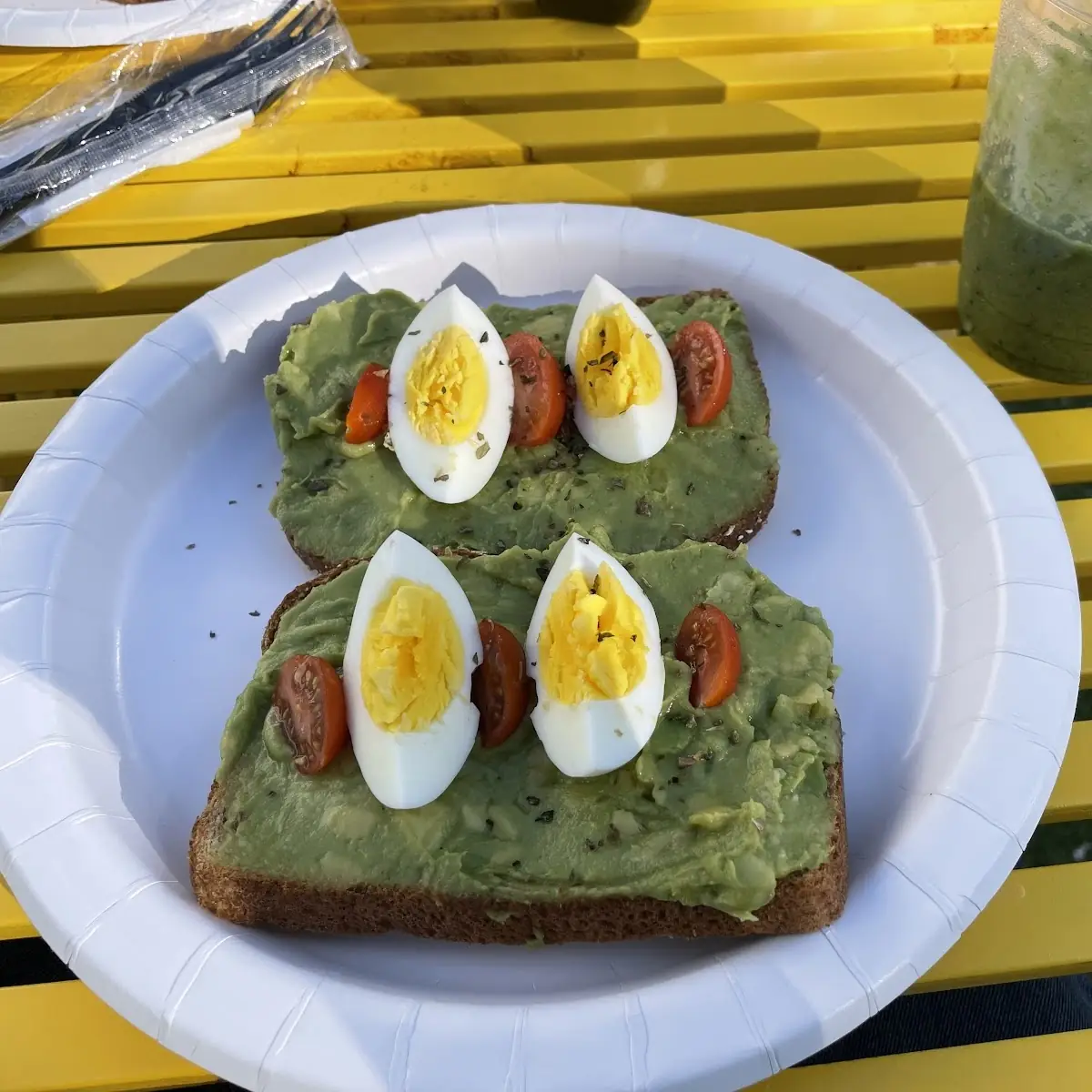 Avocado on Toast with Boiled Egg