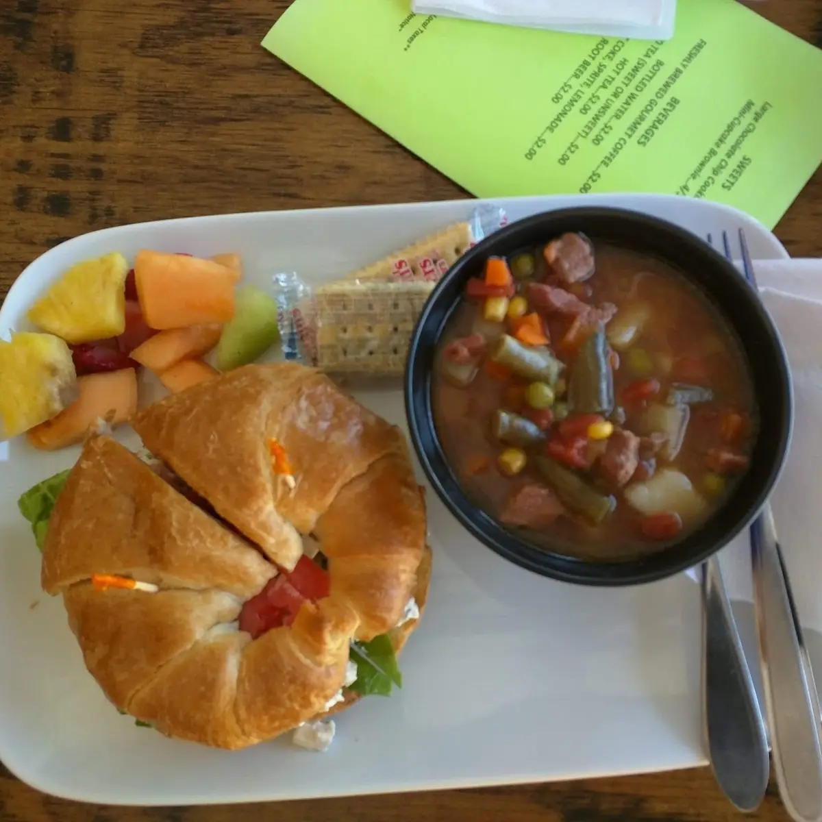 Chicken Salad Croissant Sandwich