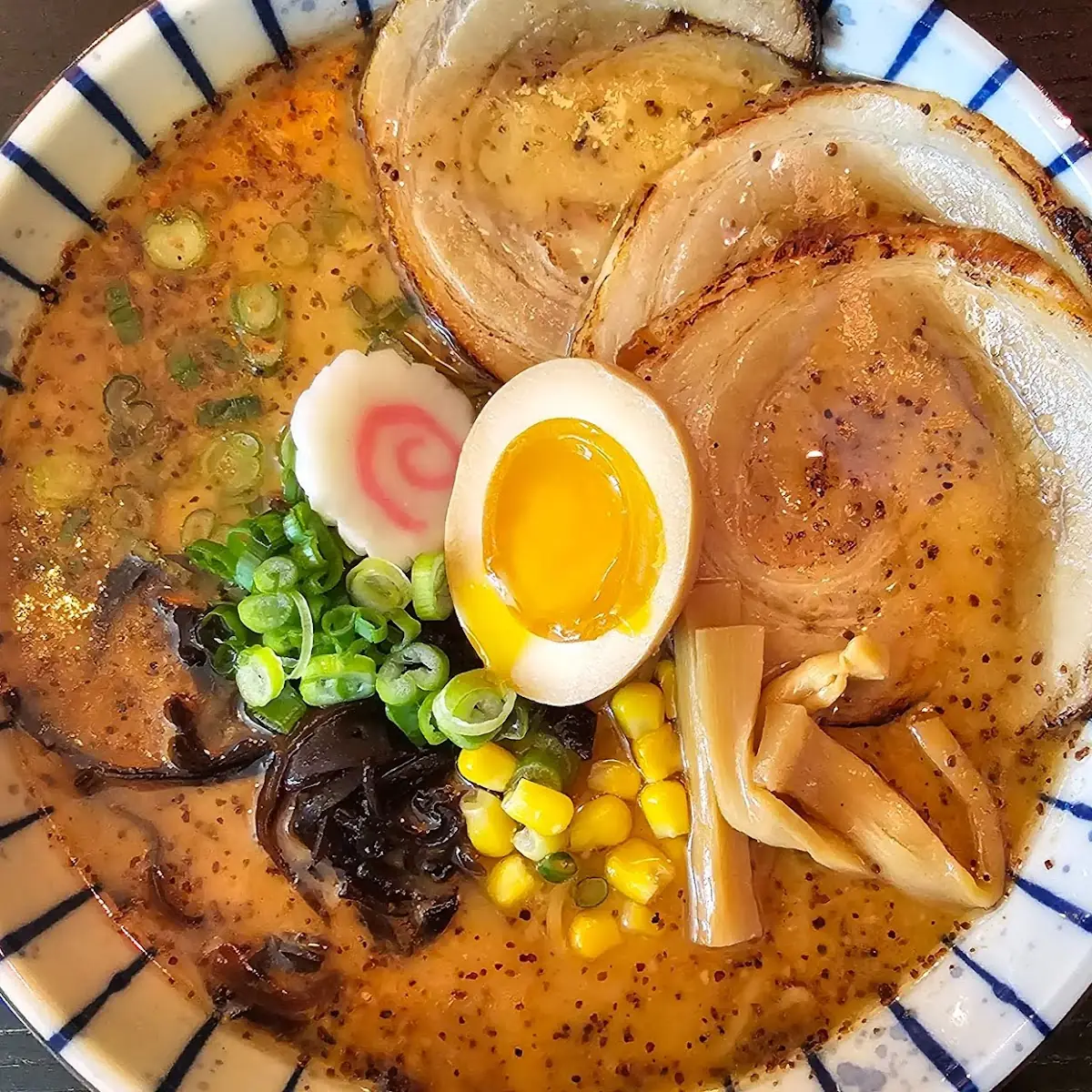 Black Garlic Tonkotsu Ramen with Pork Belly
