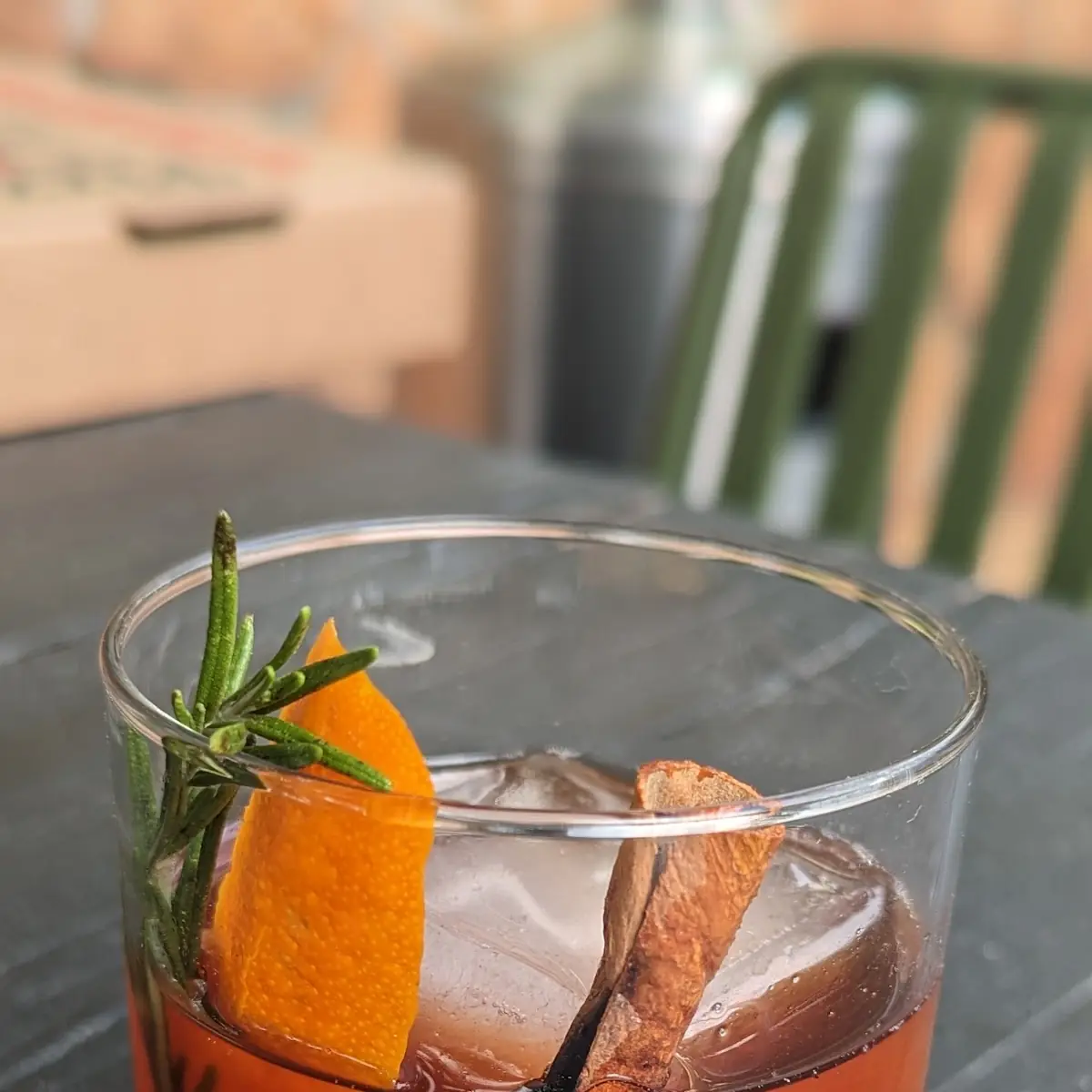Old Fashioned with Cocktail Cherry