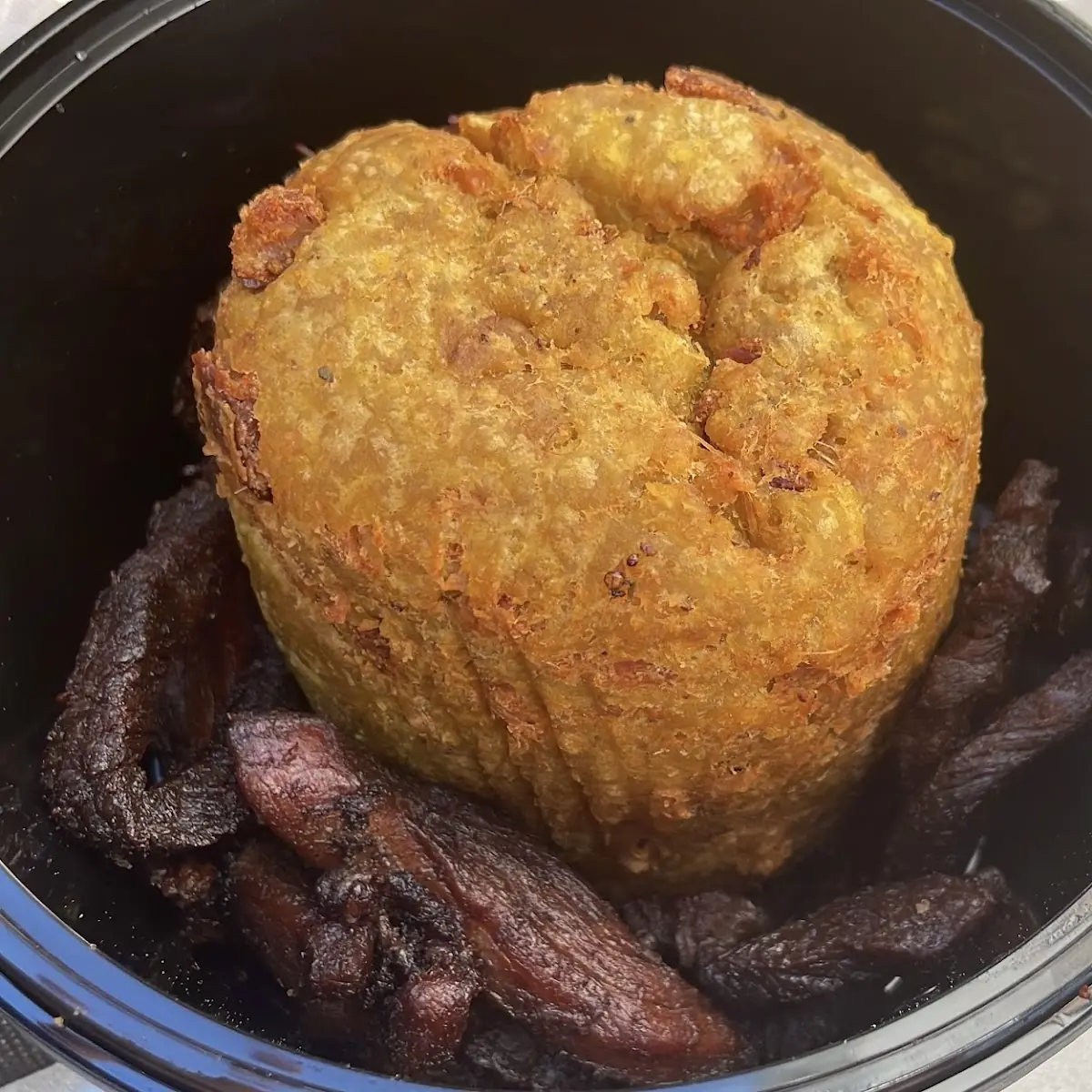 Mofongo Con Carne Frita