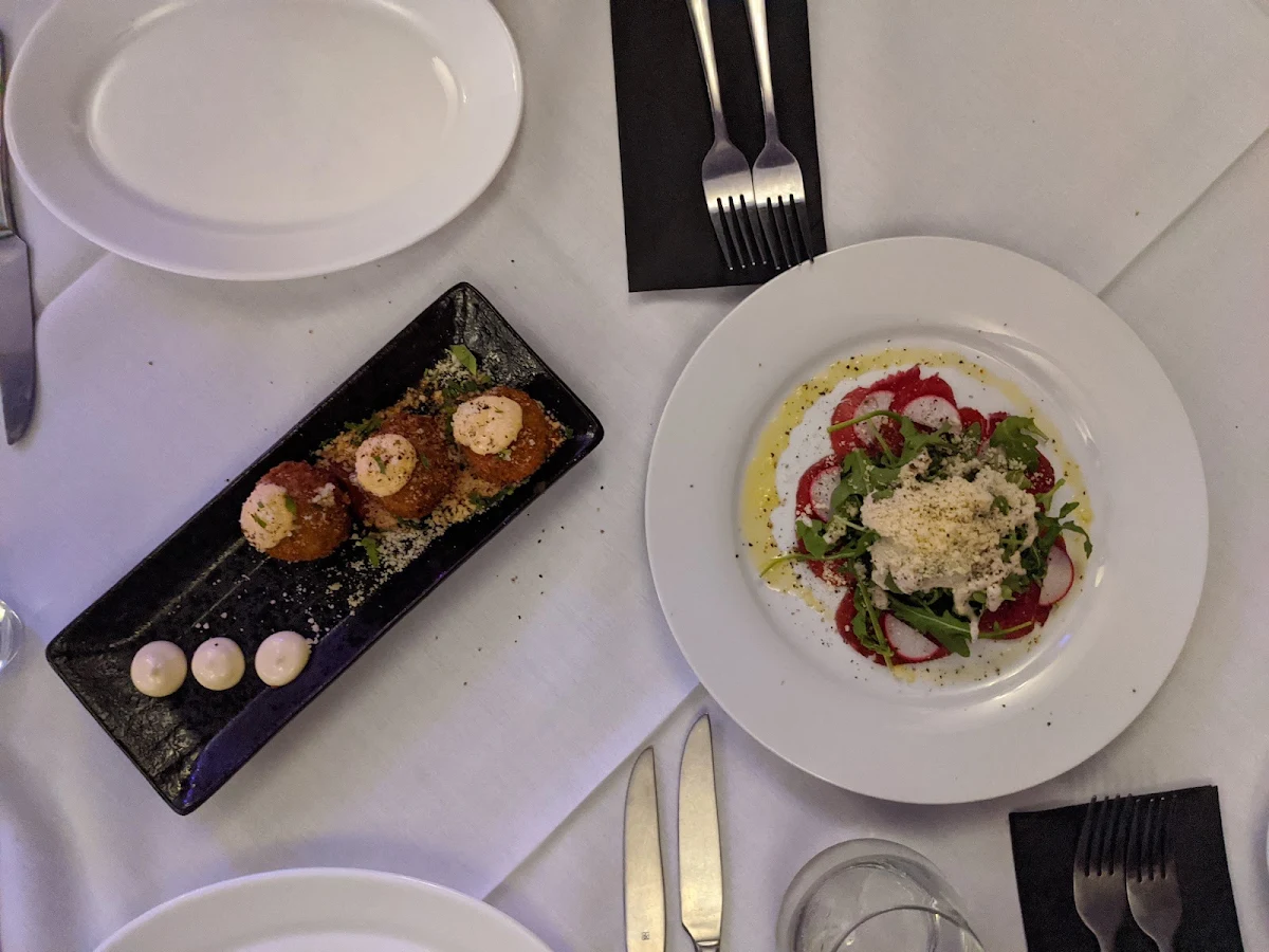 Arancini & Beef Carpaccio