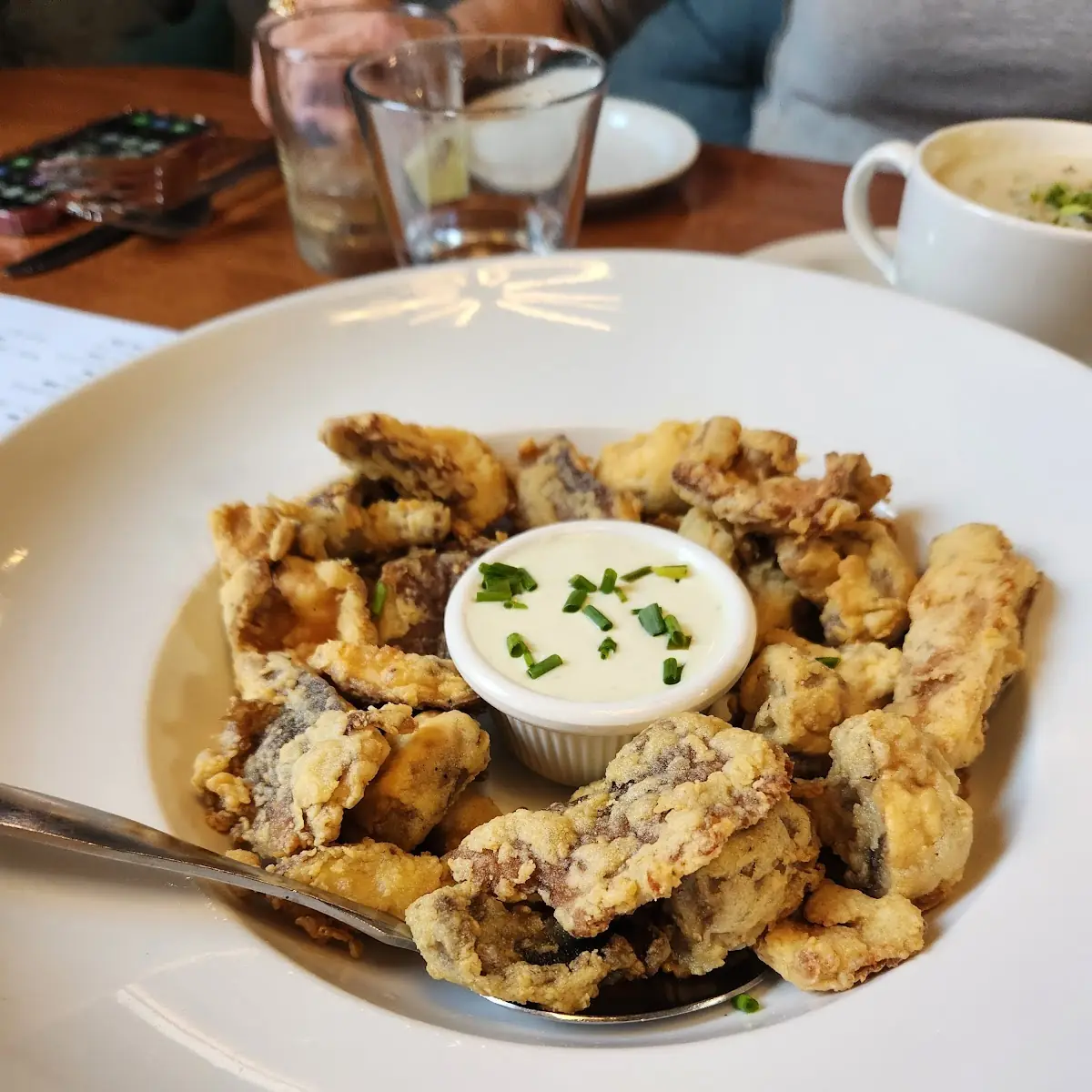 Deep-Fried Wild Mushrooms