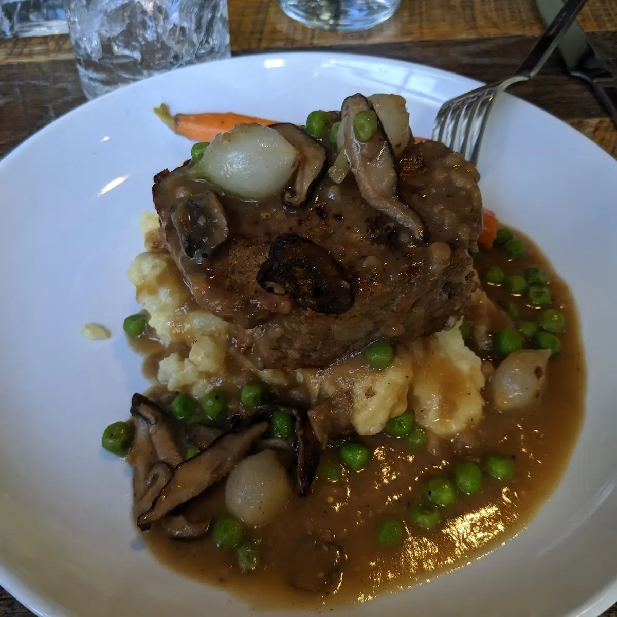 Bison Meatloaf with Mashed Potatoes