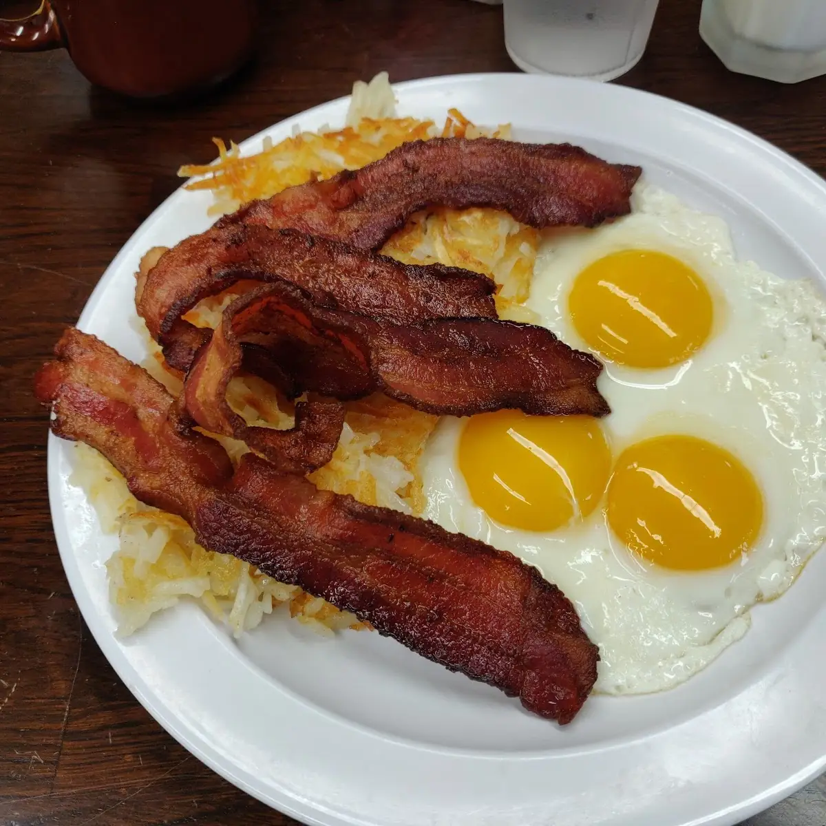 Eggs Bacon and Hash Browns